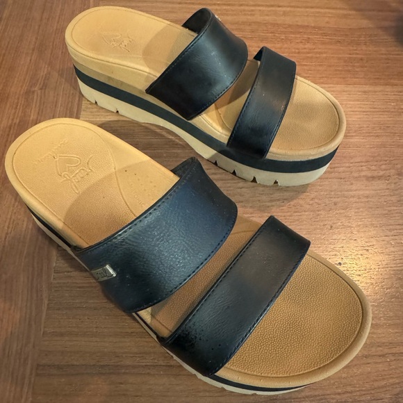 Reef banded horizon platform sandals - Picture 2 of 7